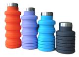 Garrafa Silicone Retrátil Dobrável 500 Ml BPA Free - B2t