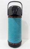Garrafa Térmica 1.0L Termolar Couro Azul Faixa Pampa - Mix atacadista