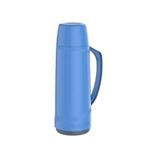 Garrafa Térmica 1 litro Azul Cristal Soprano 8 horas quente