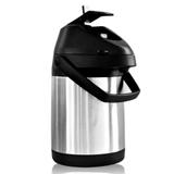 Garrafa Termica 2,5L Inoxidavel Pressao Resistente Bebidas Cafe - Braslu