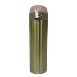 Garrafa Termica Aço Inox 500ml Vacuo Quente Frio Agua Café Dourado - Ab midia