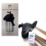 Garrafa Térmica Aço Inox Inquebrável 1,3 Litros Com alavanca Stainless Steel