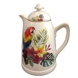 Garrafa Térmica Arara de Porcelana Off White 750ml Ishela