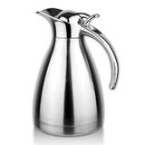 Garrafa Térmica bule com tampa vacum em Aço Inox escovado 2 Litros - Asia golden