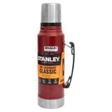 Garrafa Térmica Classic Stanley 1 Litro Hammertone Crimson