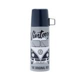 Garrafa termica de inox c/ tampa de plástico c/dupla parade de aço inox e acionamento a gatiljo vw k - Urban
