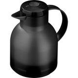 Garrafa Térmica Emsa Samba Quick Press Preta Translúcida - 1 Litro