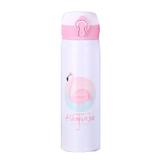 Garrafa Termica Flamingo Aço Inox Quente ou Frio 500ml Vacuo - Braslu