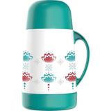 Garrafa Térmica Garbo Turquesa Decorada 500ml Termolar