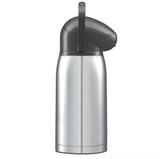 Garrafa térmica inox 2 litros pressão nobile marca mor