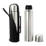 Garrafa térmica inox 500 ml Inquebrável - Com Capa P/ Transporte. - Eita comprei