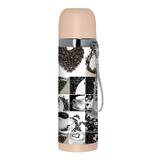 Garrafa Térmica Inox Cafe Color Rosa 500Ml Art House