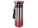 Garrafa Termica Inox Cha Cafe Infusor Rosa Degrade 450ml - Pdv
