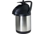 Garrafa Térmica Inox Com Alavanca Inquebrável 2,5 Litros - Comercial br ponte