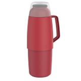 Garrafa Térmica Lótus 1 Litro Vermelha Soprano