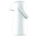 Garrafa Térmica Magic Pump cor Branca 1 Litro - 8700BRA - Termolar 4859 - Temolar