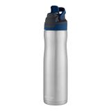 Garrafa Térmica Squeeze Contigo Autoseal Chill 710ml Inox Preta/Azul