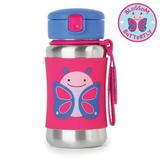 Garrafinha de Inox Zoo com Canudo - Borboleta - SKIP HOP