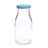 Garrafinha de Leite Tampa Azul 200ml Decoração Festas - Cromus