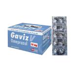 Gaviz v 10 mg cartela com 10 comprimidos omeprazol - Marca