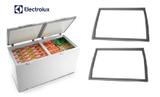 Gaxeta borracha para freezer electrolux h500 original - 2 unidades
