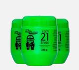 Gel Detonador 21 Ervas Com Sebo De Carneiro 240g 03 Unidades - Bio instinto