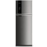 Geladeira Brastemp Frost Free Duplex 500 litros cor Inox com Turbo Control