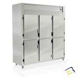 Geladeira comercial GREP-6P INOX - GELOPAR