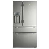 Geladeira French Door Inox com Dispenser de Água e Gelo na Porta 540L Electrolux (DM90X)