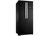 Geladeira/Refrigerador Brastemp Frost Free French - Door Preta 540,6L com Ice Maker Ative! BRO80 AE