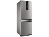 Geladeira/Refrigerador Brastemp Frost Free Inverse Prata 443L com Turbo Ice BRE57 AKANA