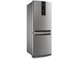 Geladeira/Refrigerador Brastemp Frost Free Inverse Prata 443L com Turbo Ice BRE57 AKBNA