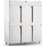 Geladeira/Refrigerador Comercial Inox 6 Portas Cegas GC6PP Refrimate