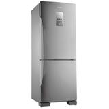 GELADEIRA Refrigerador Panasonic NR-BB53PV3X Frost Free Inverter Aço Escovado 425L - 127V