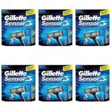 Gillette Sensor 3 Carga P/ Barbear C/2 (Kit C/06)