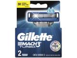 Gillette Shave Care Mach3 Turbo - Cartucho de Barbear 2 Peças