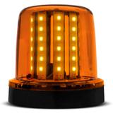 Giroflex Luz de Emergência Sinalizador 54 LEDs 12 24V Âmbar Giroled Fixação Imã Carro Moto - Autopoli