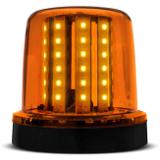 Giroled Luz Emergência Sinalizador 54 LEDs 12 24V Âmbar Giroflex Fixação Parafuso - Autopoli