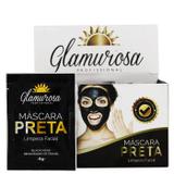 glamurosa mascara preta limpeza facial