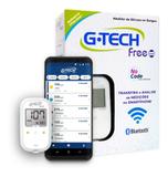 Glicosímetro G-tech Free Smart Com Tiras E Lancetas + Estojo