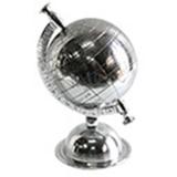 Globo decorativo em prateado 26cm - Btc decor