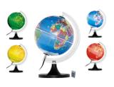 Globo Terrestre - 21cm Genio Politico - Iluminado C/ Led Multicolor. Bivolt - Contr. Remoto - Base Plast. - Libreria editora