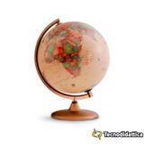 Globo Terrestre Histórico Discovery Iluminado 30cm Tecnodidattica