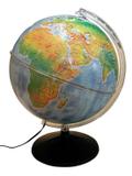 Globo Terrestre Iluminado Político/Fisico Mondo 2 Em 1 - Jottplay