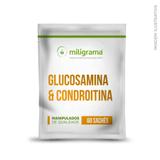 Glucosamina 1,5g + Condroitina 1,2g 60 Sachês efervescentes sabor LARANJA - Miligrama