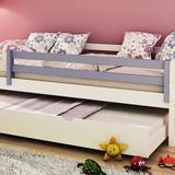 Grade de proteção para cama infantil madeira maciça - laca lilás - Casatema