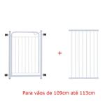 Grade De Proteção Para Portas Portão Para Crianças E Cães + Extensor de 40 cm - Harbon