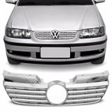 Grade Dianteira Gol G3 Fase 1 1999 2000 2001 2002 Cromada Espaço Emblema - Blawer