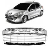 Grade Dianteira Peugeot 207 2008 A 2012 Prata - Retov