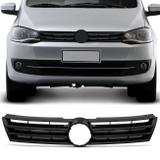 Grade Dianteira Radiador Fox 2010 a 2015 Preta Black Piano com Espaço Emblema - Blawer
